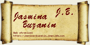 Jasmina Bužanin vizit kartica